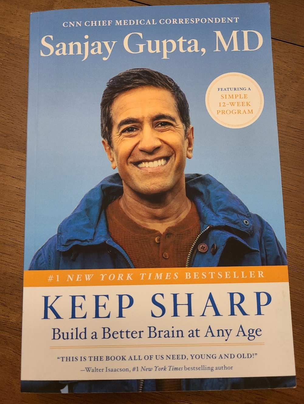 Keep Sharp: Build a Better Brain by Sanjay Gupta, MD - NYT Bestseller Book